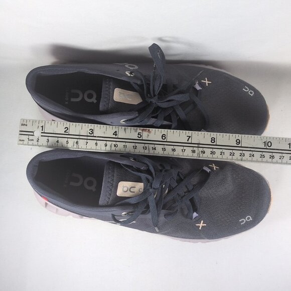 On Cloud X 3 Shoes Women's 9 Running Athletic Shoes Blue Gray Purple 60.98097 - Picture 9 of 16